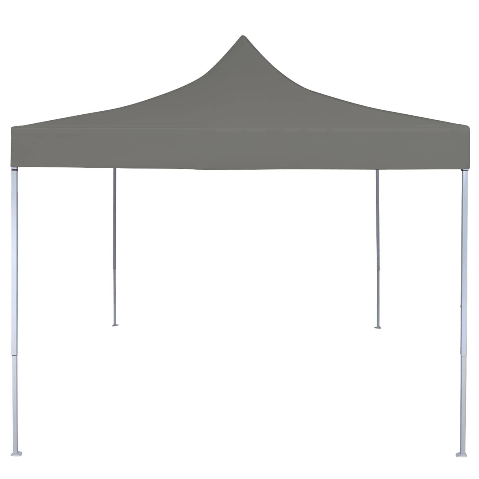 ComfortXL - Tente de jardin pliante carrée Oxford abri imperméable 3x3m anthracite - ComfortXL Outdoor Living - Image 2