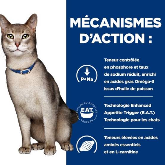 CROQUETTES CHAT ADULT PRESCRIPTION DIETS K/D KIDNEY CARE (POULET) - HILL'S 1.5 kg - Image 4