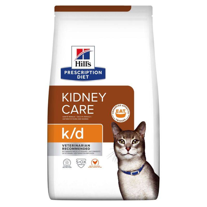 CROQUETTES CHAT ADULT PRESCRIPTION DIETS K/D KIDNEY CARE (POULET) - HILL'S 1.5 kg - Image 1