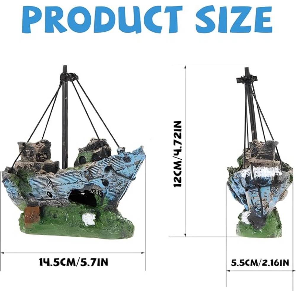 Accessoires Navire Pour Aquarium - Image 2