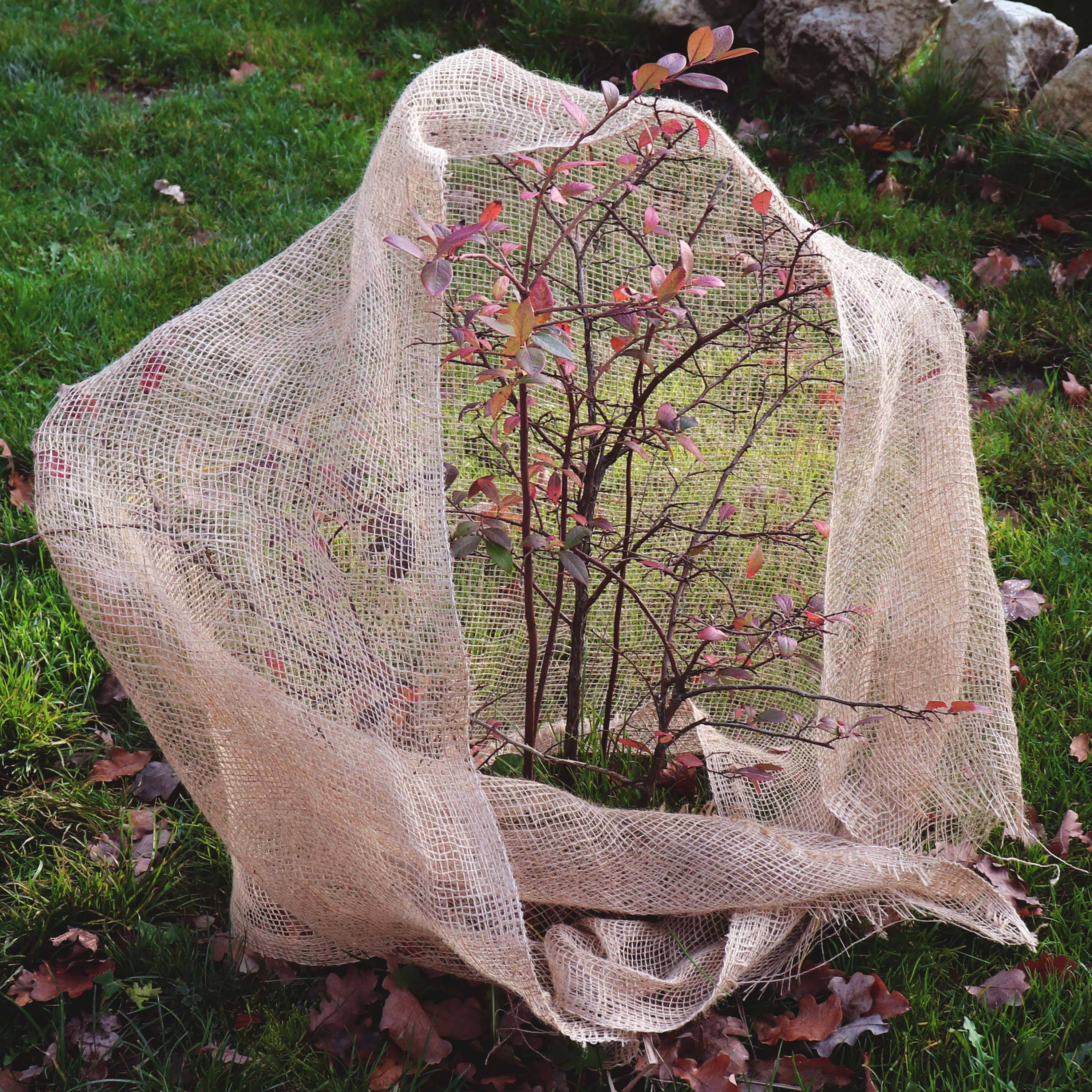 15m x 1m tissu de jute 105g/m² tapis de jute jute de jardin tissu de jute toile de jute ruban de jute - Image 6