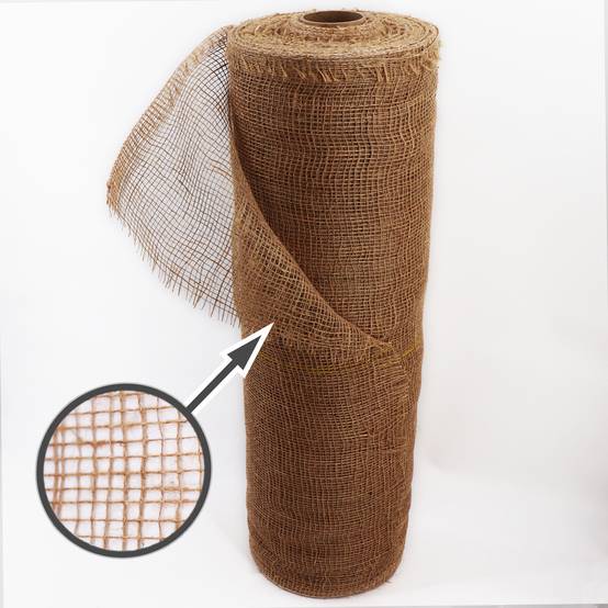 15m x 1m tissu de jute 105g/m² tapis de jute jute de jardin tissu de jute toile de jute ruban de jute - Image 2