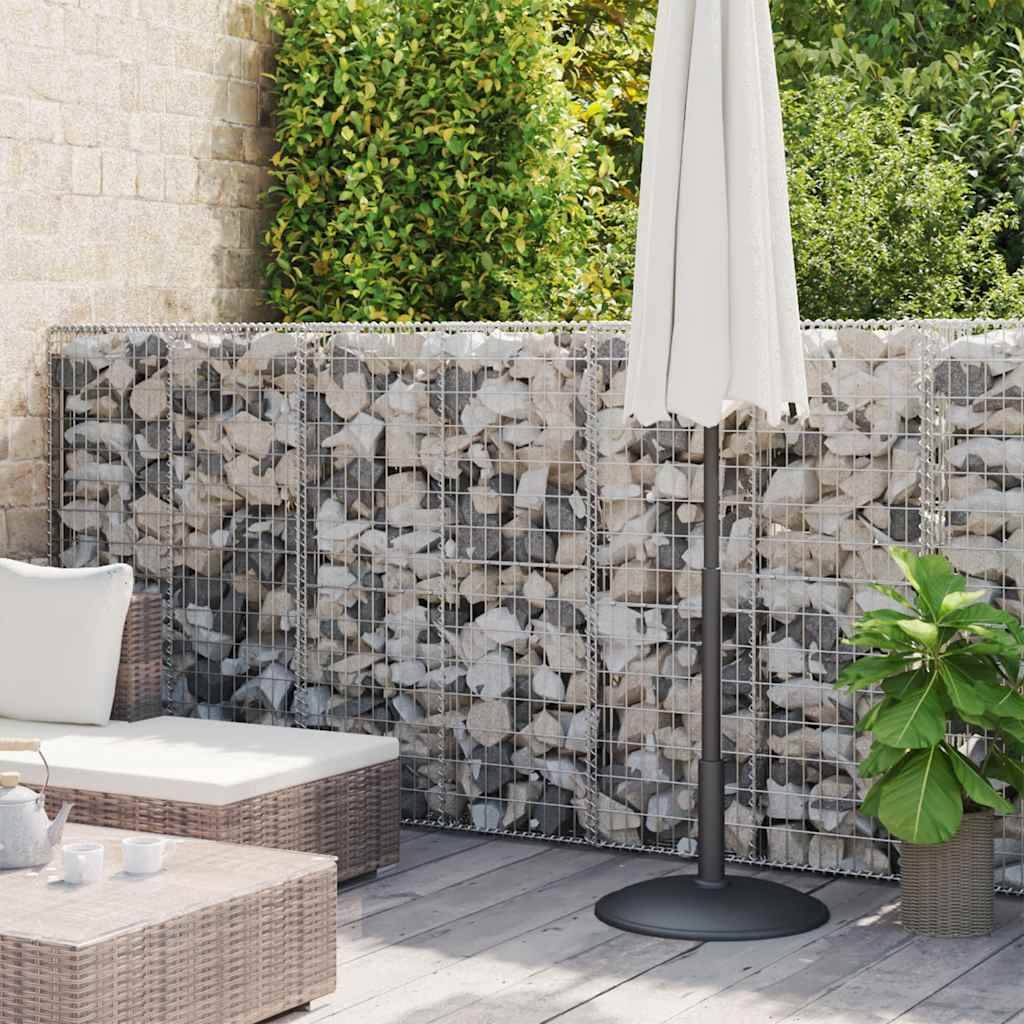 Mur à gabion avec couvercles Acier galvanisé Argenté 600 x 50 x 150 cm - PANGIVO - Image 1