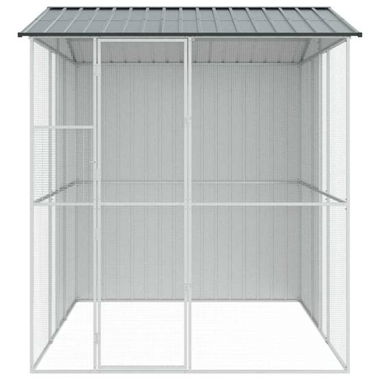 Volière Spacieuse Acier Galvanisé 215x310cm Anthracite - ComfortXL Outdoor Living - Image 6