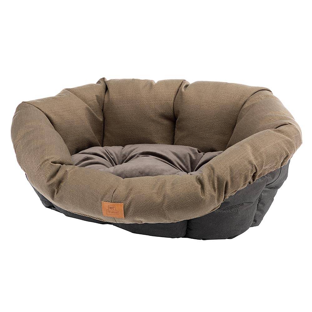 Ferplast - Ferplast Coussin pour Panier Chien et Chat SOFA' TWEED 4, Matelas Rembourré pour Lit pour Chien et Chat d'intérieur, Remplacement pour Corbeille en - Imagen 1