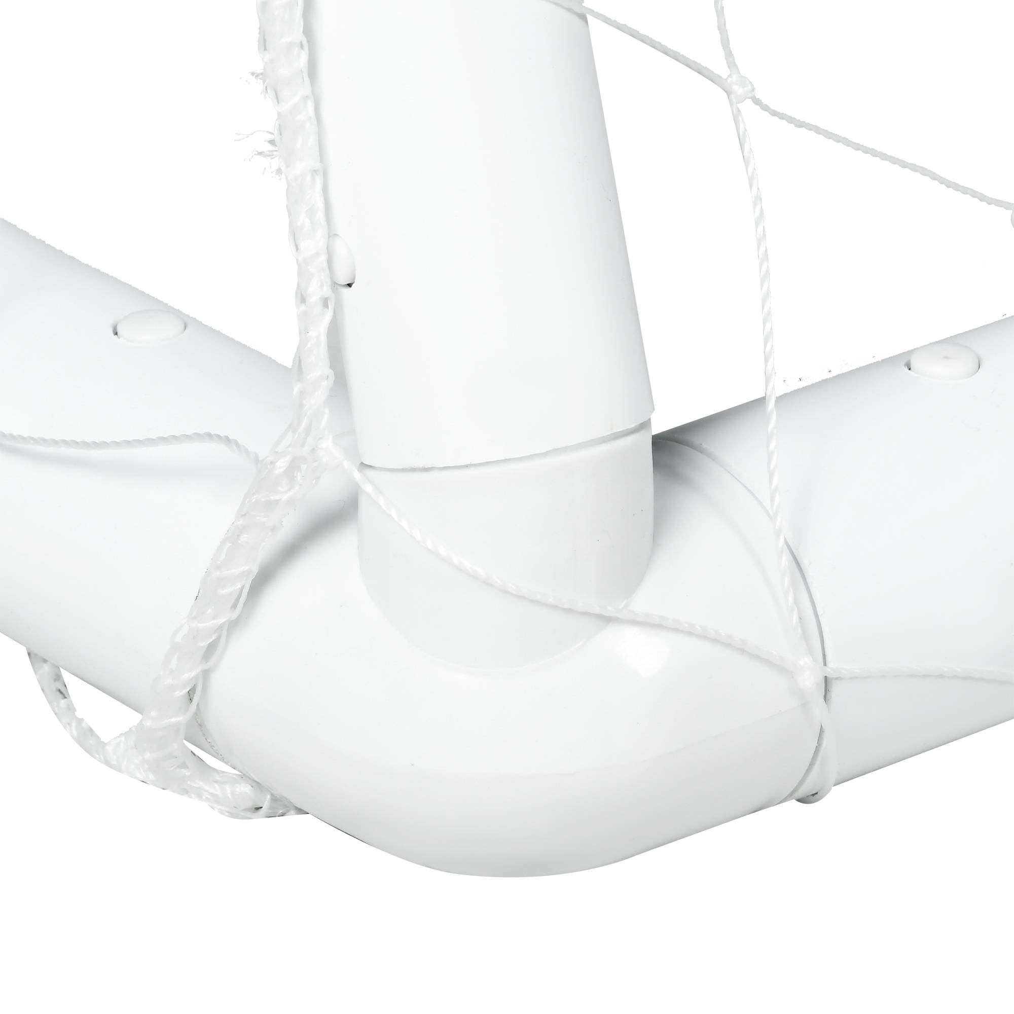Sportnow - But de football cage de foot - dim. 3L x 1,2l x 2H m - PVC blanc - SPORTNOW - Imagen 8