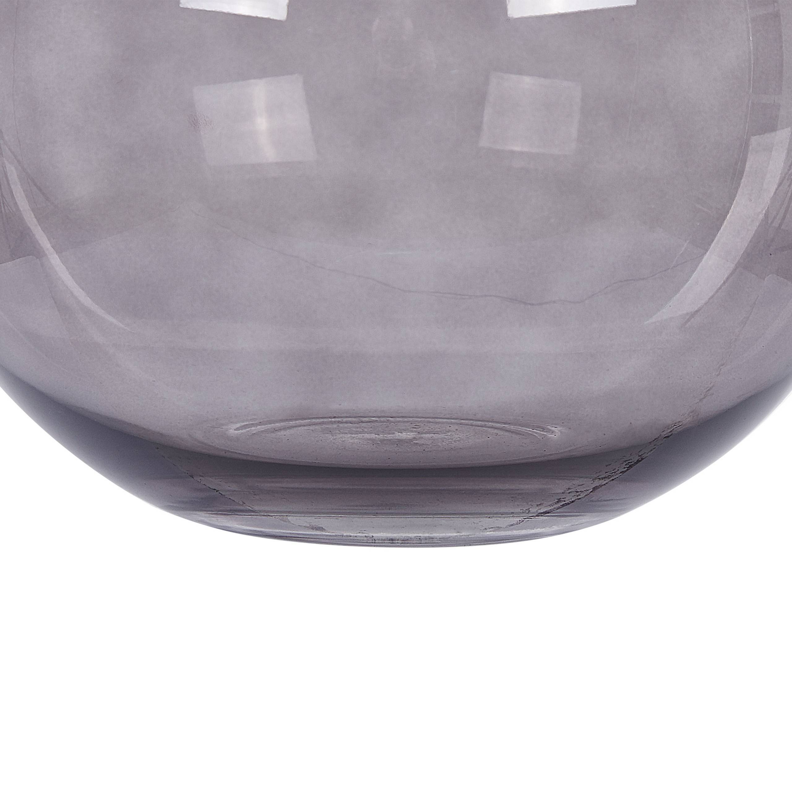 Beliani - Vase à fleurs Verre Gris POLYDROSOS - 17x17x22- Beliani - Image 5