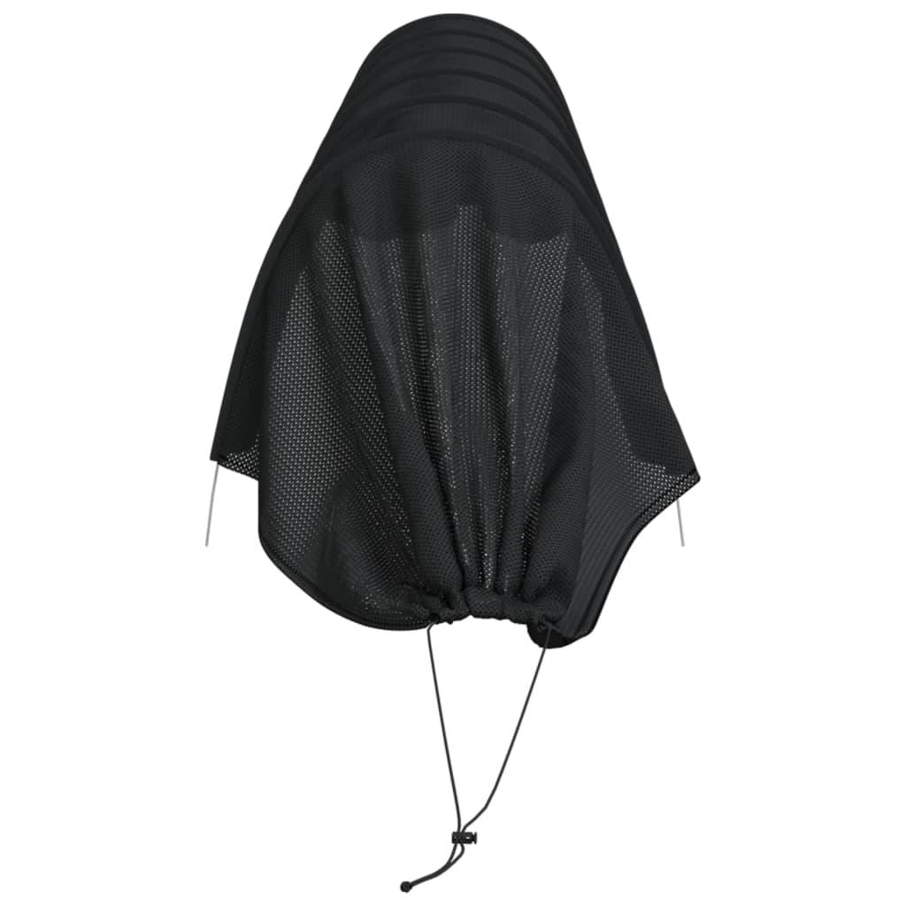 Tunnel de Forçage Acier et Filet PE pour Potager Protection Insectes Noir 3m - ComfortXL Outdoor Living - Image 5