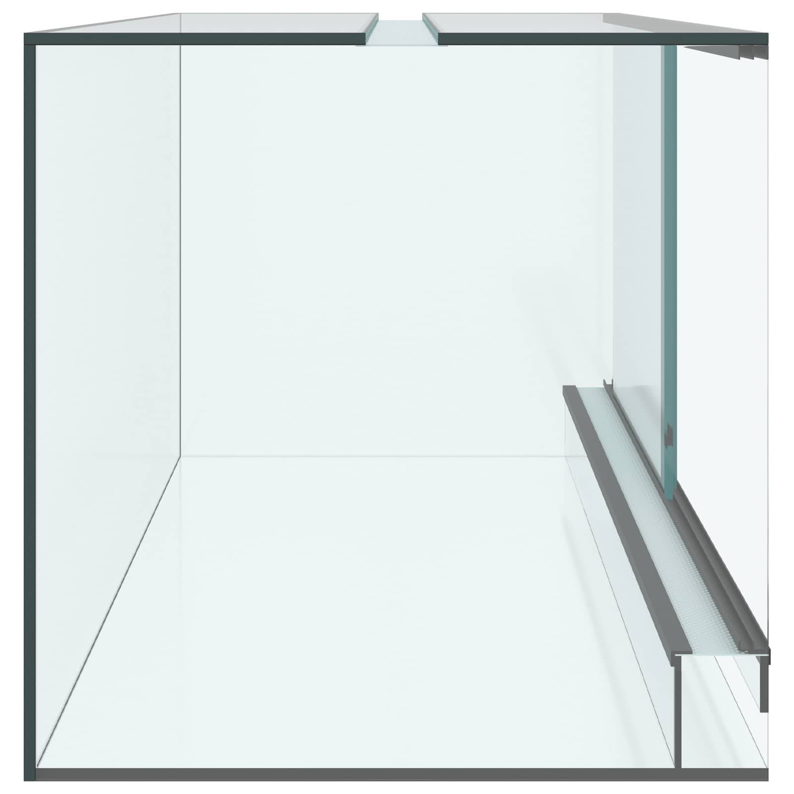 Vidaxl - Terrarium avec stockage Transparent 80 x 40 x 40 cm Verre vidaXL 42020392 - Image 7