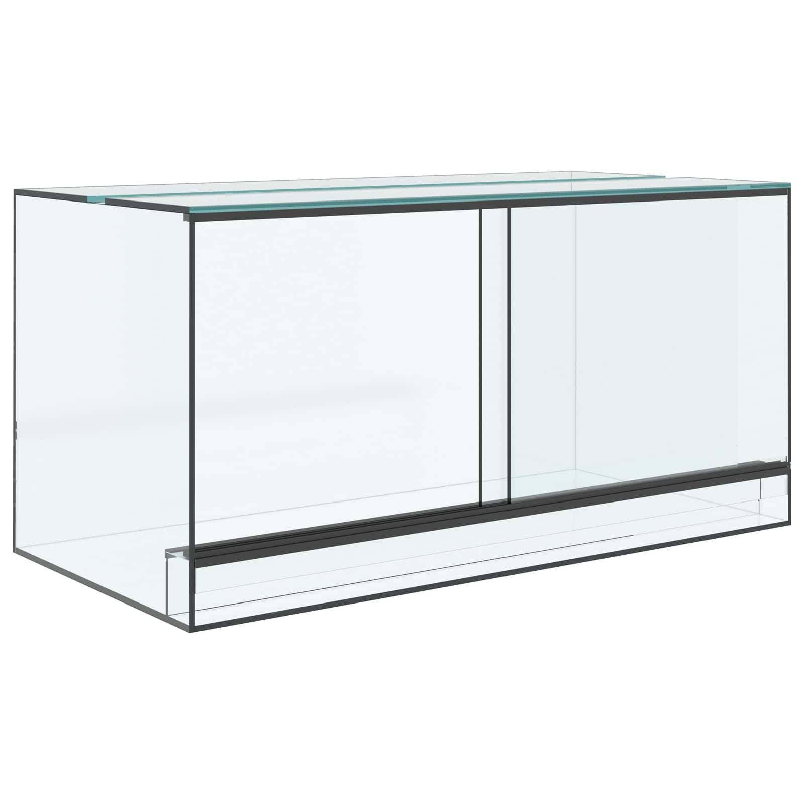 Vidaxl - Terrarium avec stockage Transparent 80 x 40 x 40 cm Verre vidaXL 42020392 - Image 2
