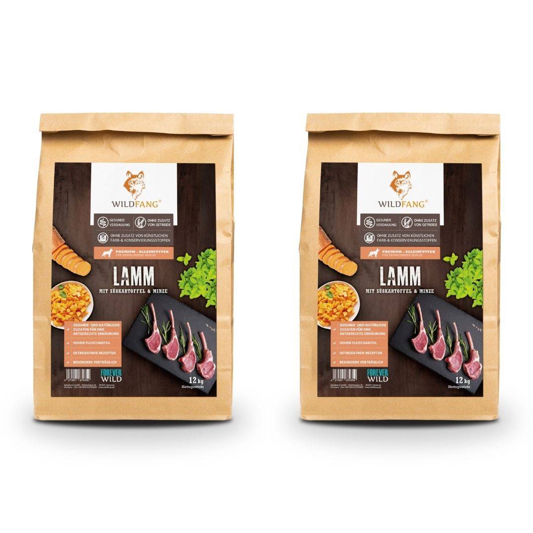 Wildfang - Wildfang Croquettes adultes à l'agneau - sans céréales - 2 x 2 kg - Image 1