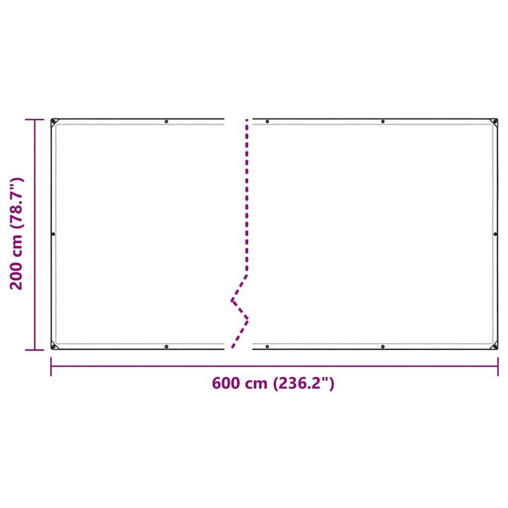 PANGIVO - Couverture végétale PVC transparent et blanc 600 x 200 x 0.029 cm - PANGIVO - Image 10