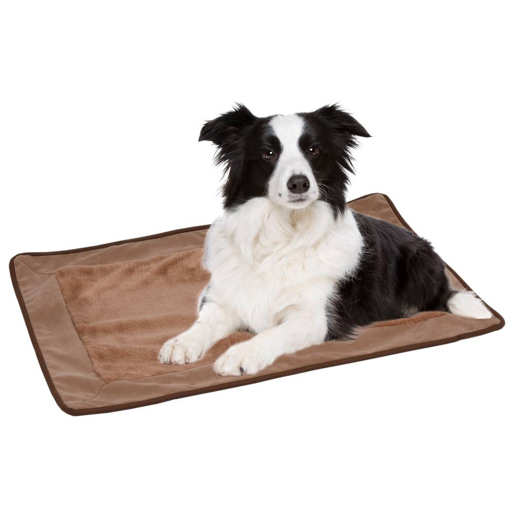 Flamingo - Tapis Thermique L 100 x 60 x 1.5 cm marron pour chien - Imagen 1
