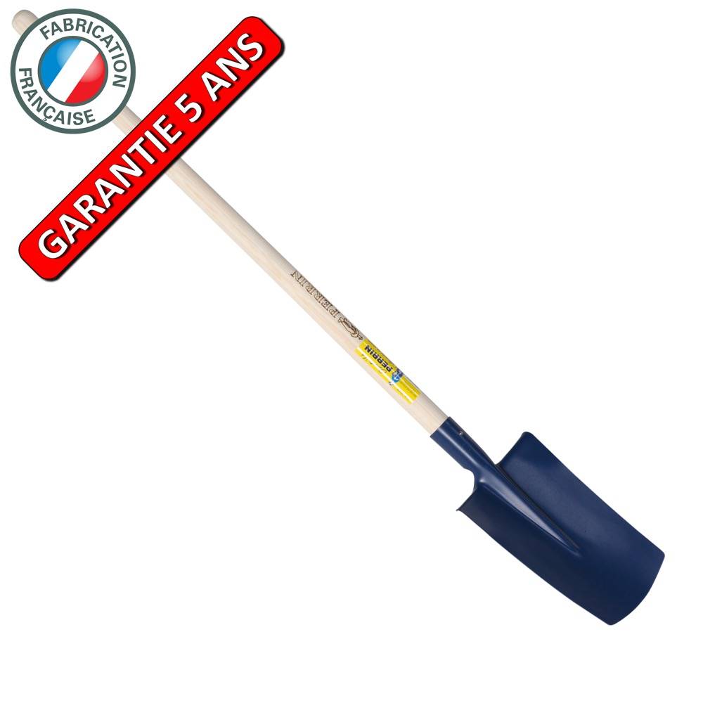 Outils Perrin - Bêche standard de 28 cm manche pomme 1,05 m, outil à main pour le jardin et le potager Outils Perrin
