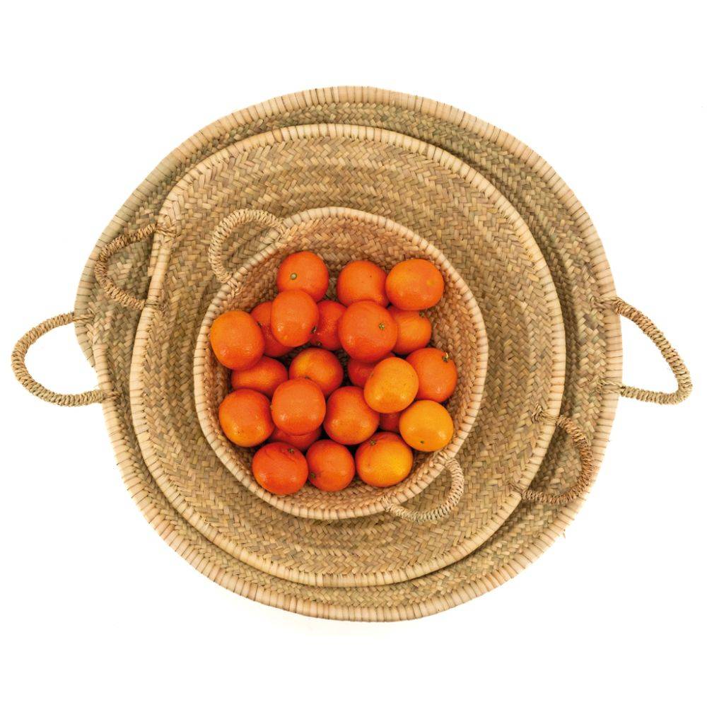Aubry Gaspard - Corbeille à fruits en palmier souk Ø 50 - Imagen 2