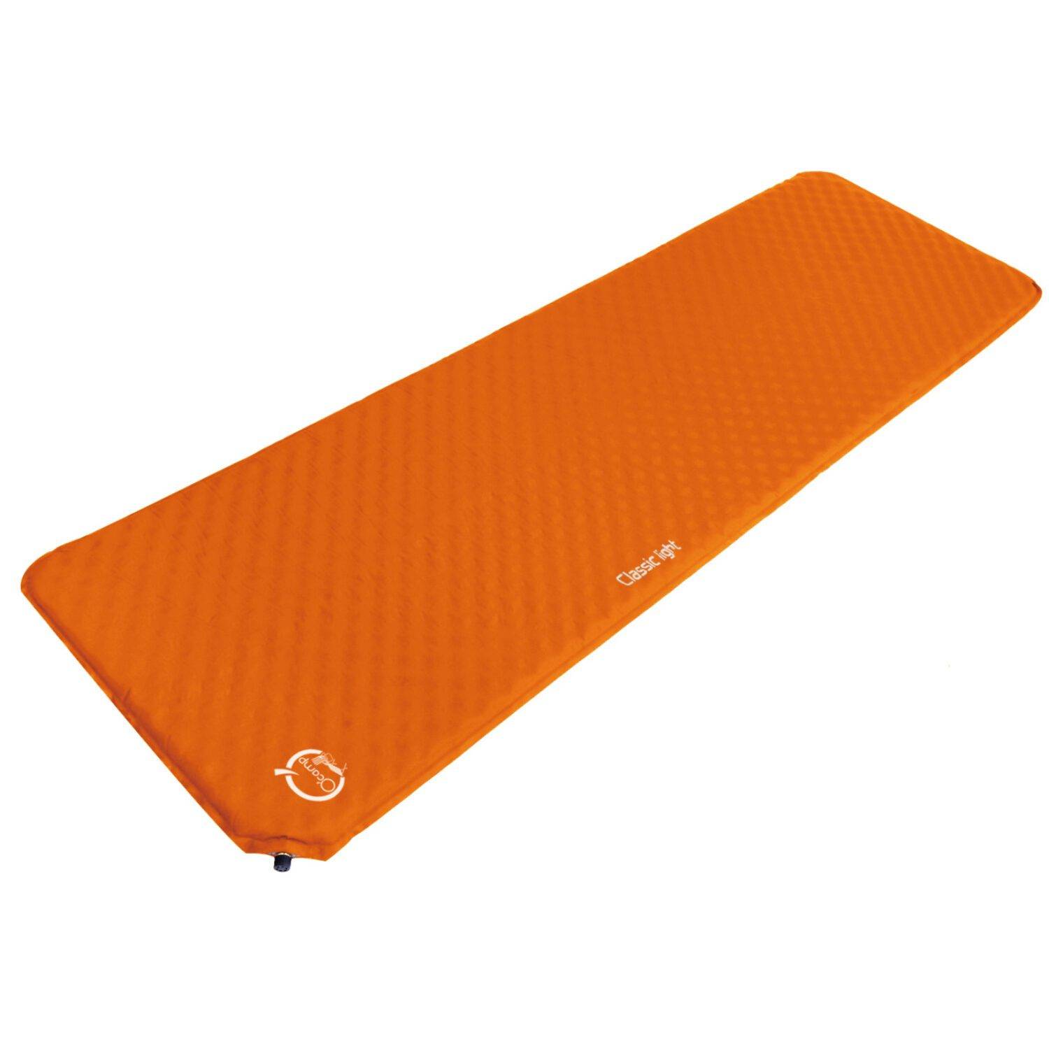 Matelas autogonflant de camping - En Polyester - Dimensions : 183 x 51 x 2,5 cm - O'Camp