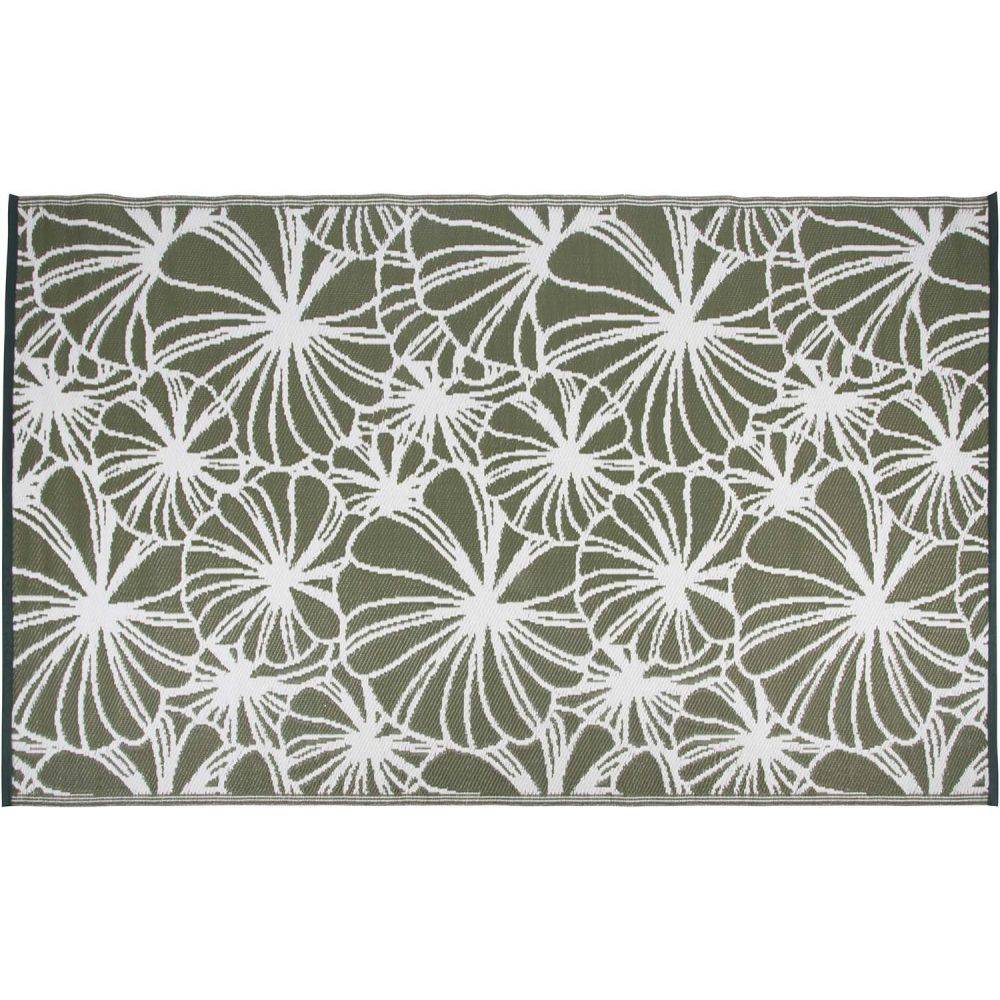 Esschert Design - Grand tapis de jardin réversible 242,5 x 150 cm Motif floral - Imagen 3