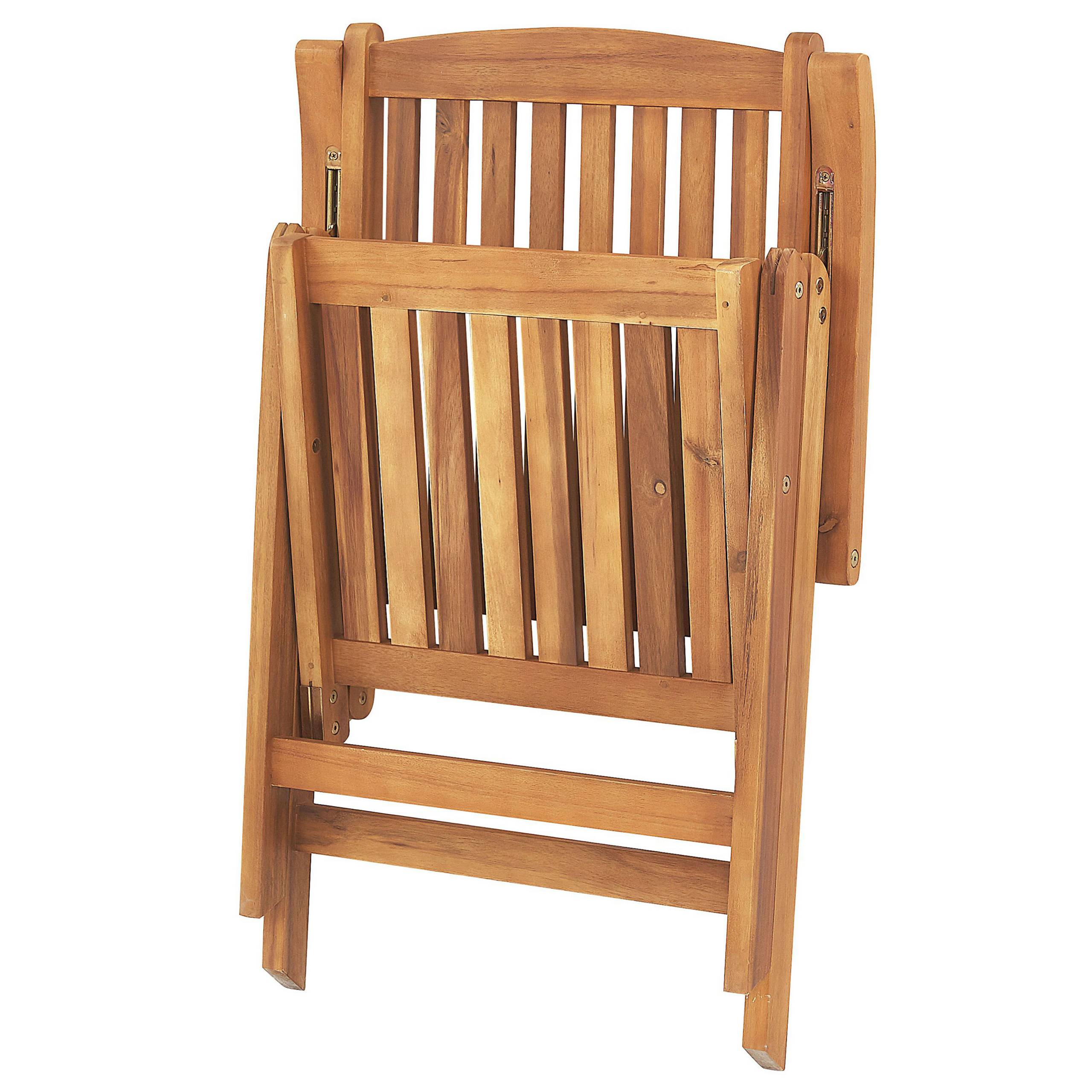 Beliani - Set de bistrot, 2 Personnes Acacia Marron clair JAVA - Beliani - Imagen 8