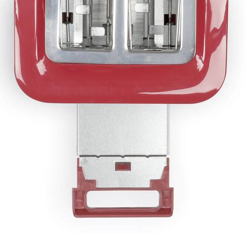 Livoo - Grille-pain 2 fentes rouge 750W - Imagen 3