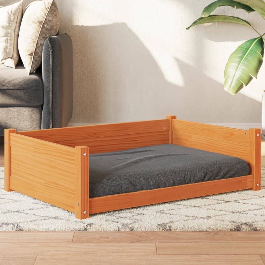 Panier pour chien en bois de pin massif finition cirée 95.5 cm – ComfortXL Pet Living - Image 1