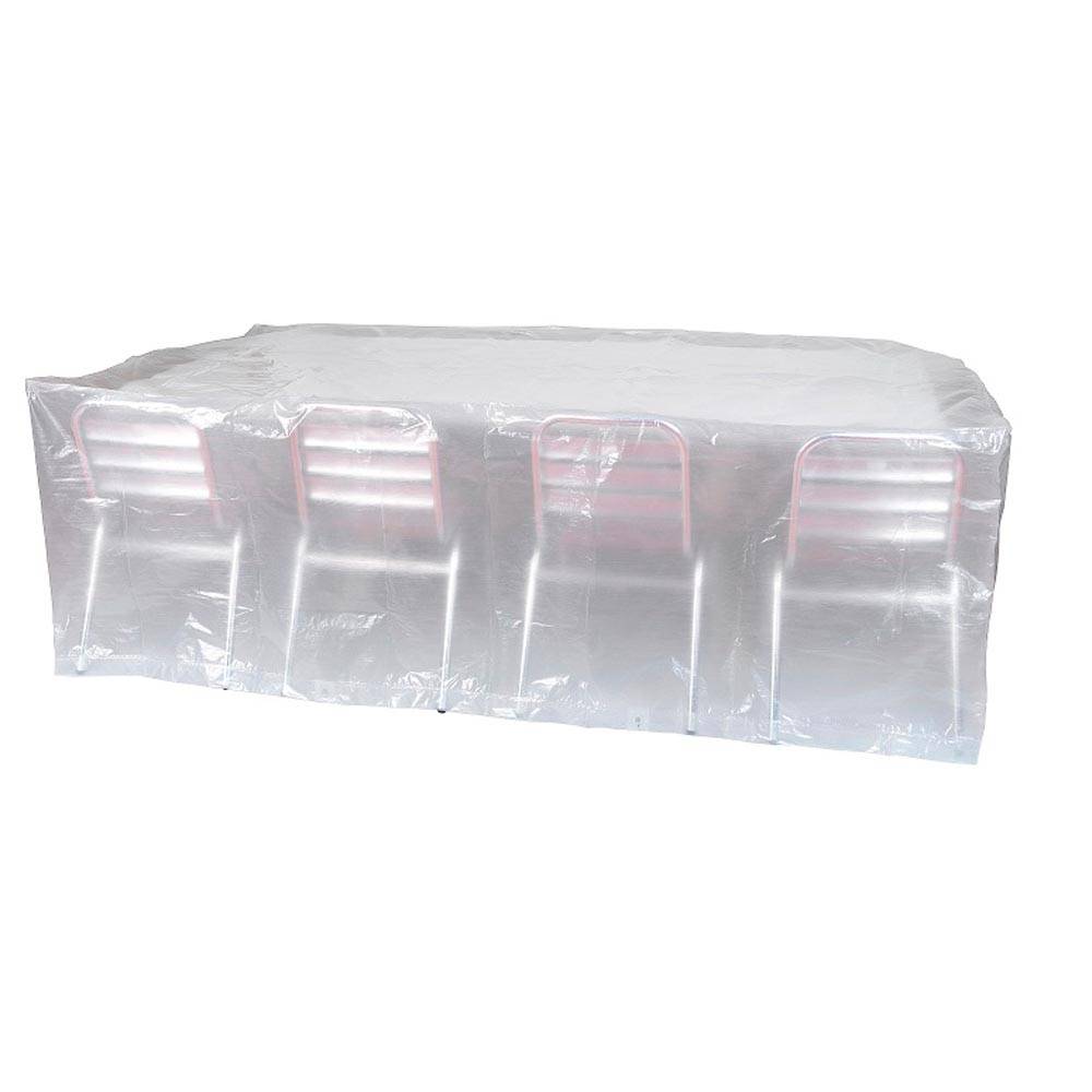 Ribimex - Housse de salon de jardin rectangulaire 200x100x80 cm