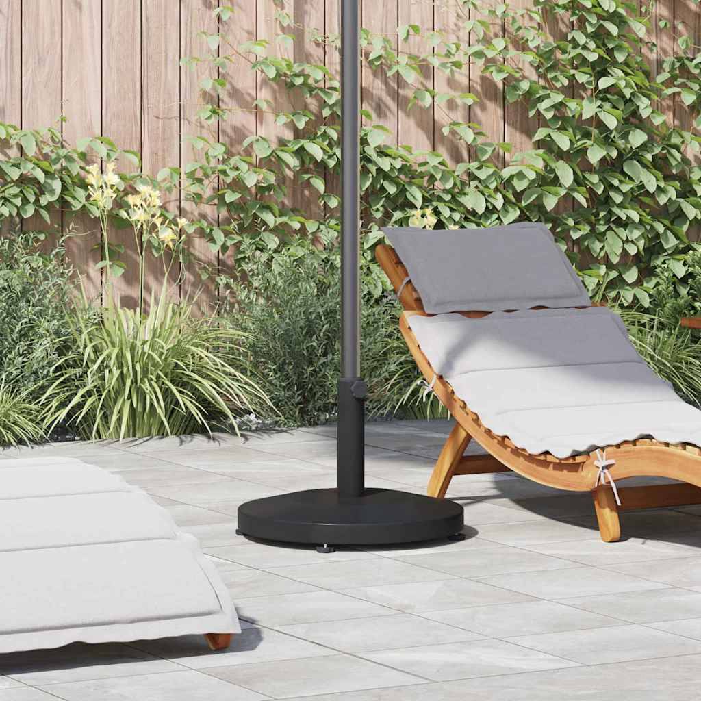 Maison Chic - Pied De Parasol - Base De Parasol Noir 48 x 48 x 32 cm Acier, béton g1391 - Image 2