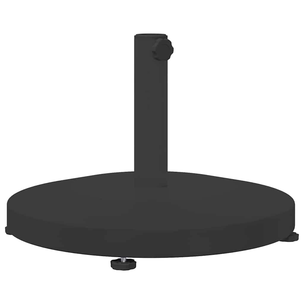 Maison Chic - Pied De Parasol - Base De Parasol Noir 48 x 48 x 32 cm Acier, béton g1391 - Image 1