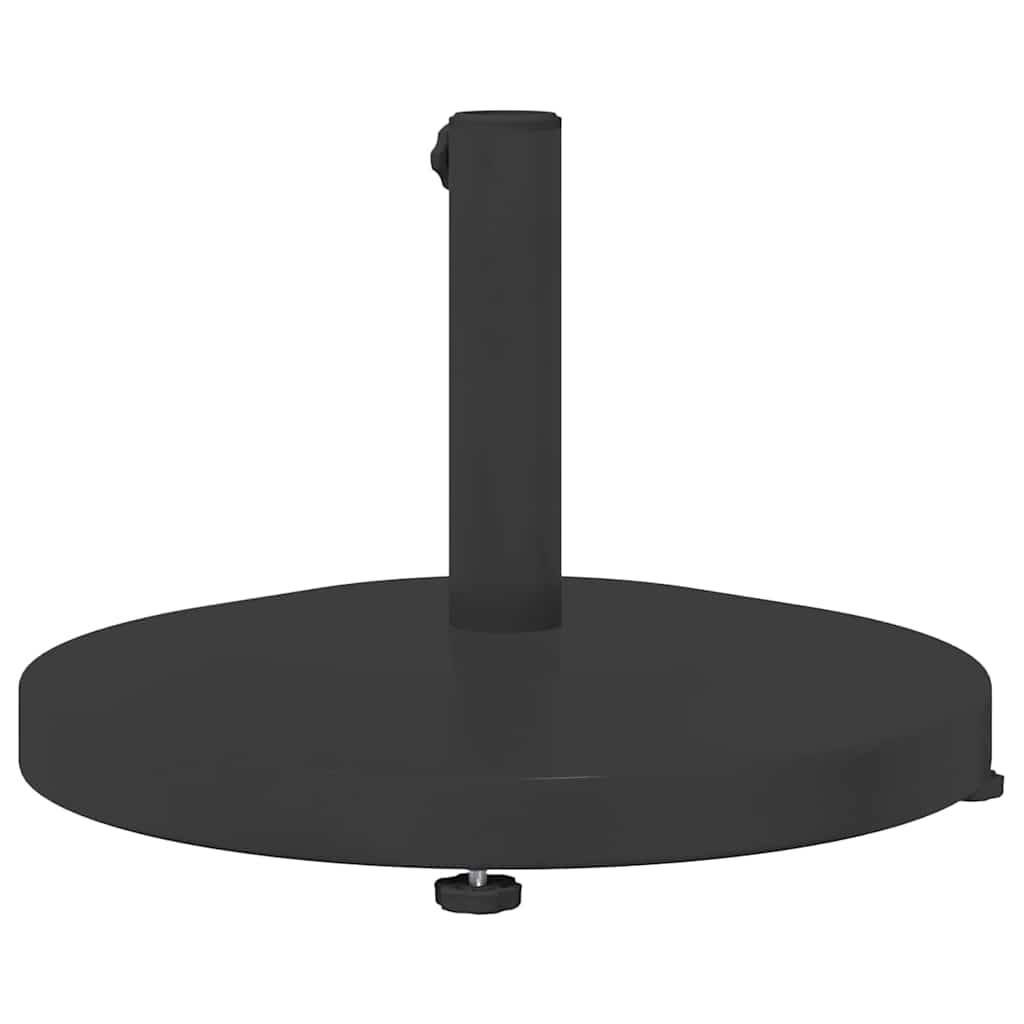 Maison Chic - Pied De Parasol - Base De Parasol Noir 48 x 48 x 32 cm Acier, béton g1391 - Image 6