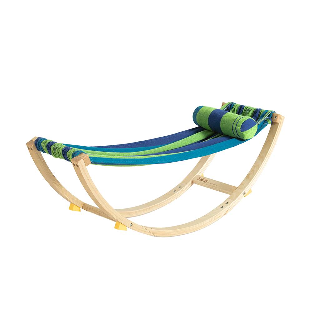 Hamac Enfant Chaise Longue L.127 x l.62 x H.47 cm SoBuy - Imagen 1