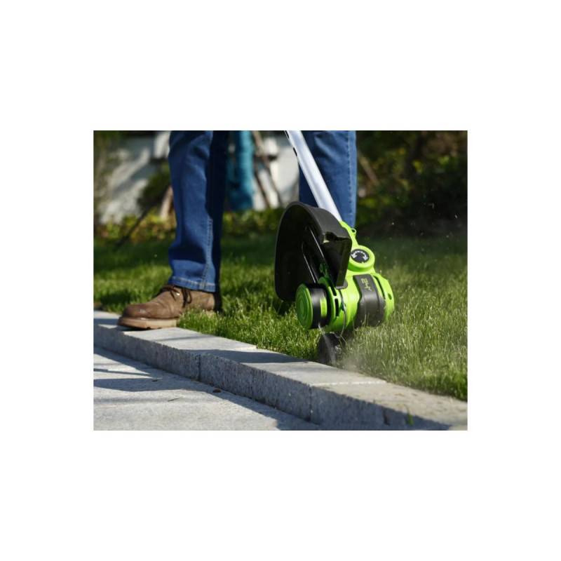 Greenworks - Coupe-bordures sans fil 30cm 24V GREENWORKS - Batterie 2,0Ah - Chargeur - G24LT30K2 - Image 2
