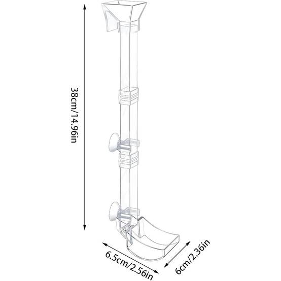 Plateau de Nourriture Transparent pour Aquarium & Crevettes L DtopbuyAge - Image 2