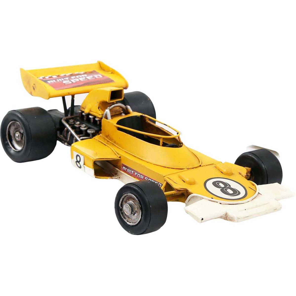 Sil - Voiture de course vintage en métal 28 x 16 x 8 cm Sil