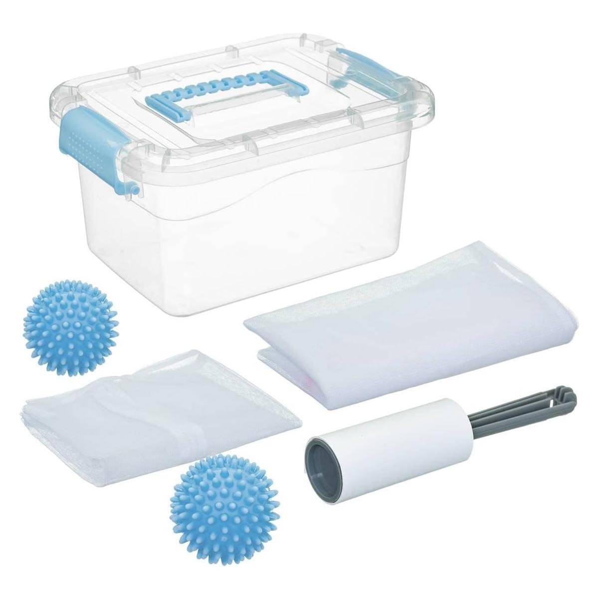Kit à Linge 6 Pièces "Maldon" 25cm Bleu - Image 1