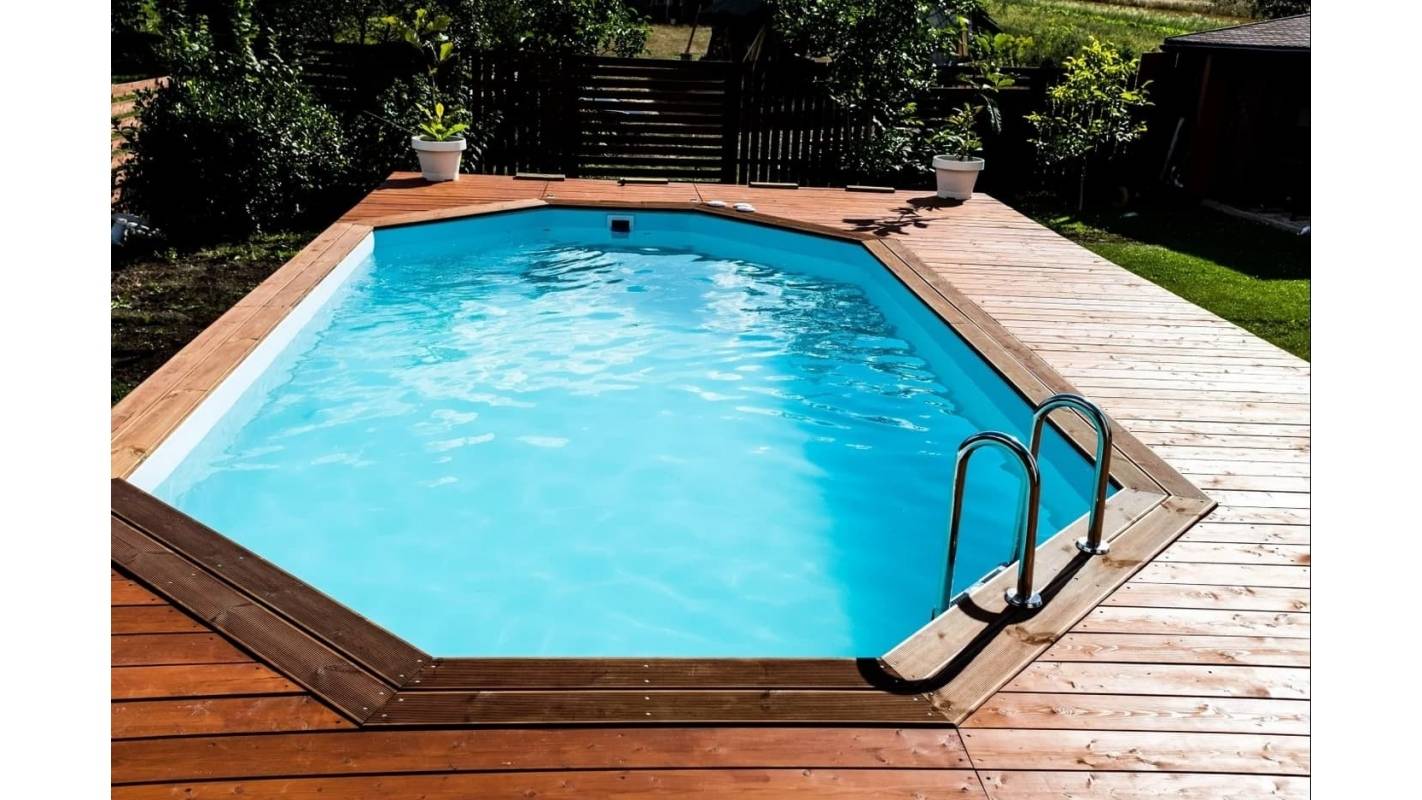 Altanka - Piscine en bois 7,57x4,07 - H.1,45 m - avec filtration - BAS751OSPI - Imagen 10