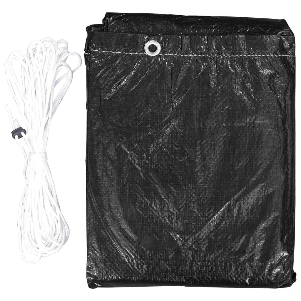 Lot de 2 Housses de meubles de jardin - Housses de protection 6œillets barbecue 170x90x60cm - Image 4