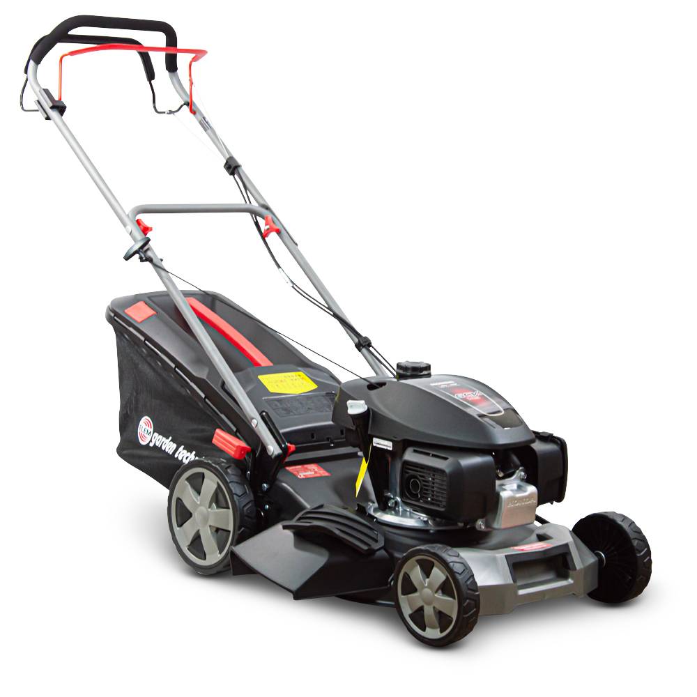 Elem Garden Technic - Tondeuse thermique tractée 145CC avec moteur Honda, mulching et éjection latérale