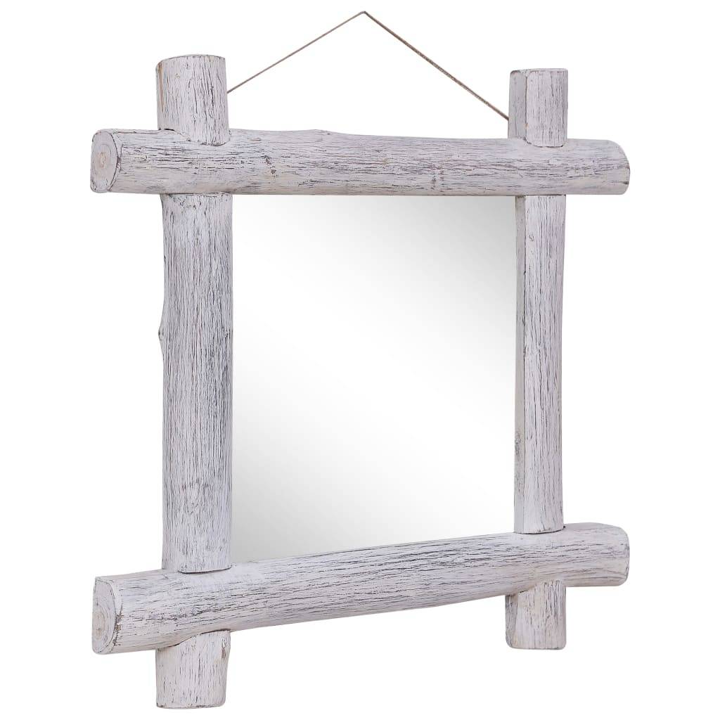 Prolenta Premium - Miroir Gunnhild Blanc 70 X 5 X 70 cm - P87209B - Image 2