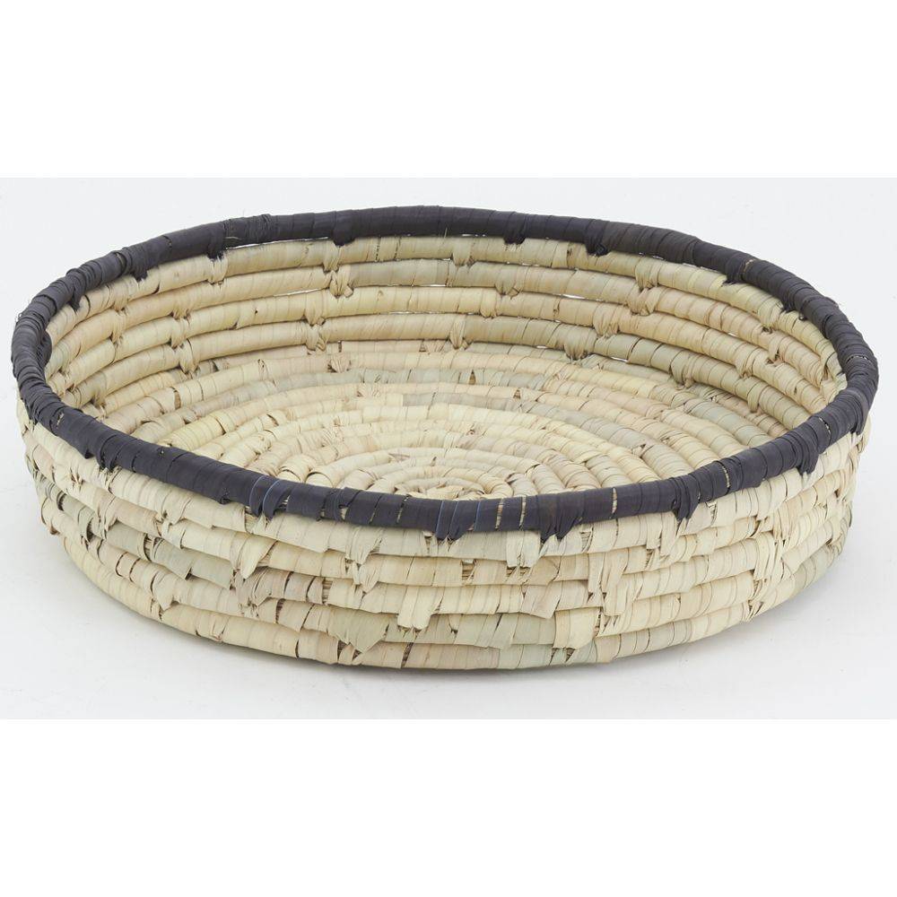 Aubry Gaspard - Corbeilles basses en jonc naturel (Lot de 3) - Imagen 3