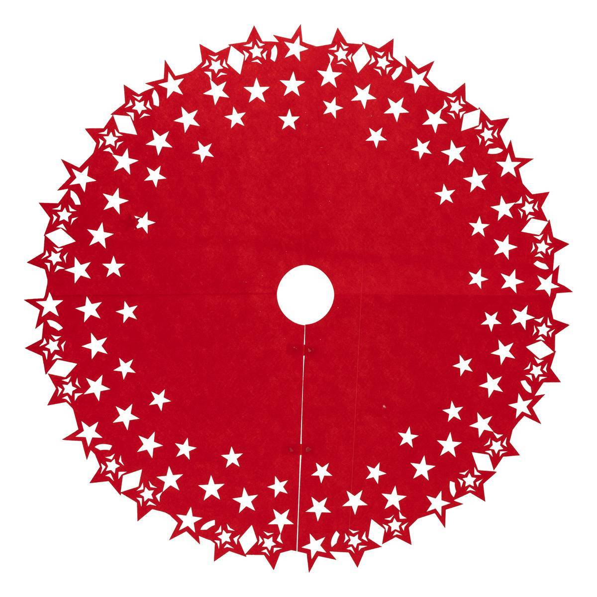Fééric Lights & Christmas - Tapis sapin toile feut D100cm - Feeric Lights & Christmas - Imagen 1