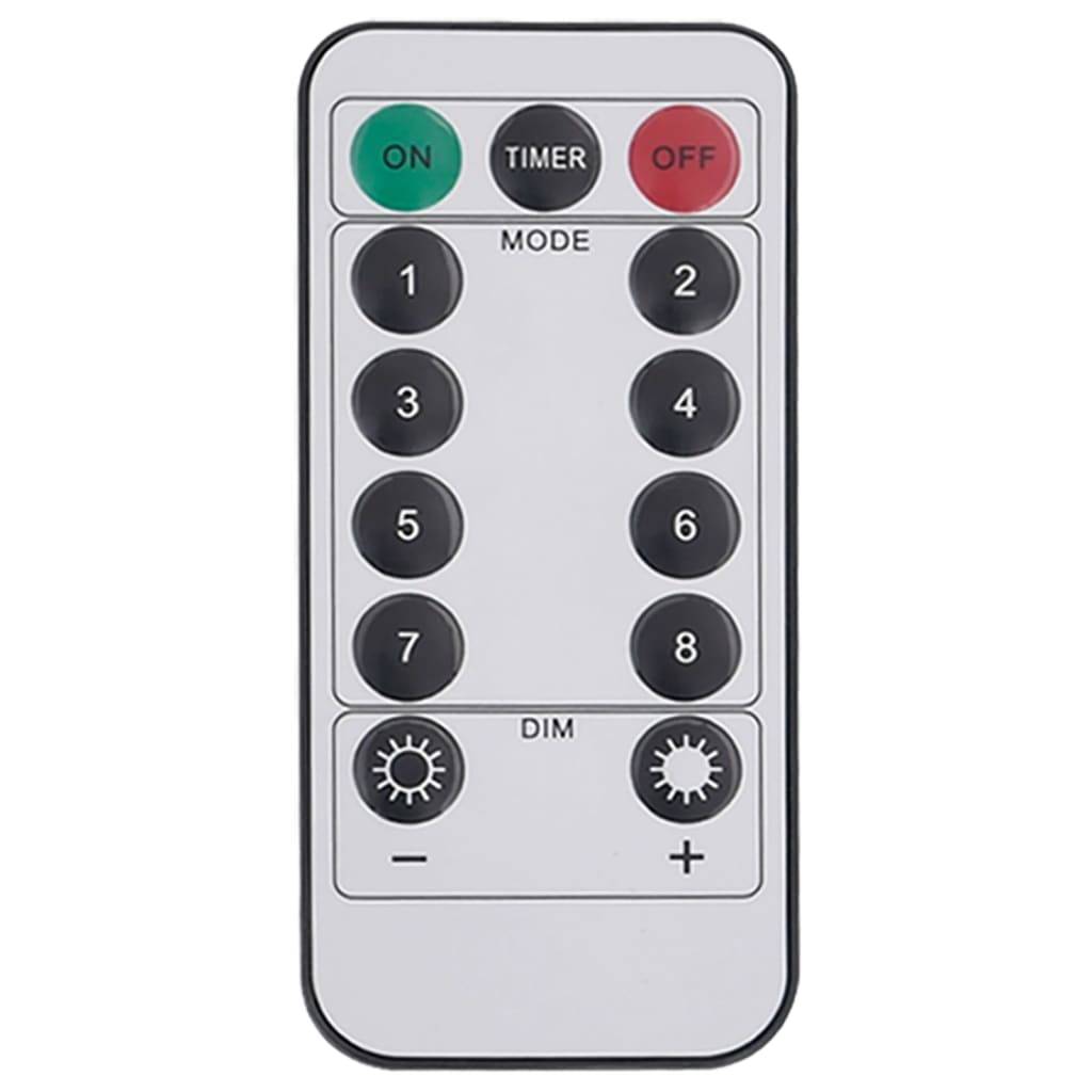 Lot 2 Étoiles Rayonnantes LED 8 Modes à Piles avec Télécommande Blanc Froid – ComfortXL Outdoor Living - Image 9