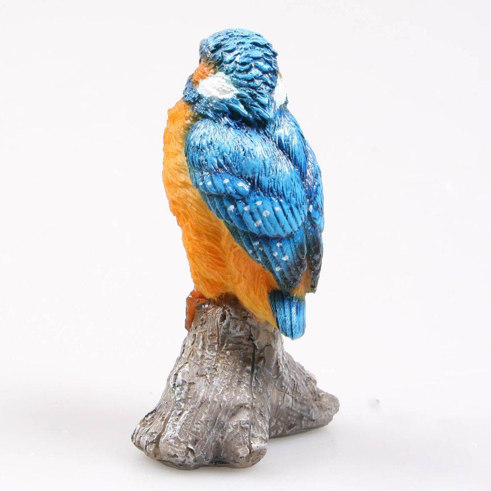 Farmwood Animals - Oiseau martin pêcheur sur tronc en résine 9 x 9 x 15 cm Farmwood Animals - Imagen 4