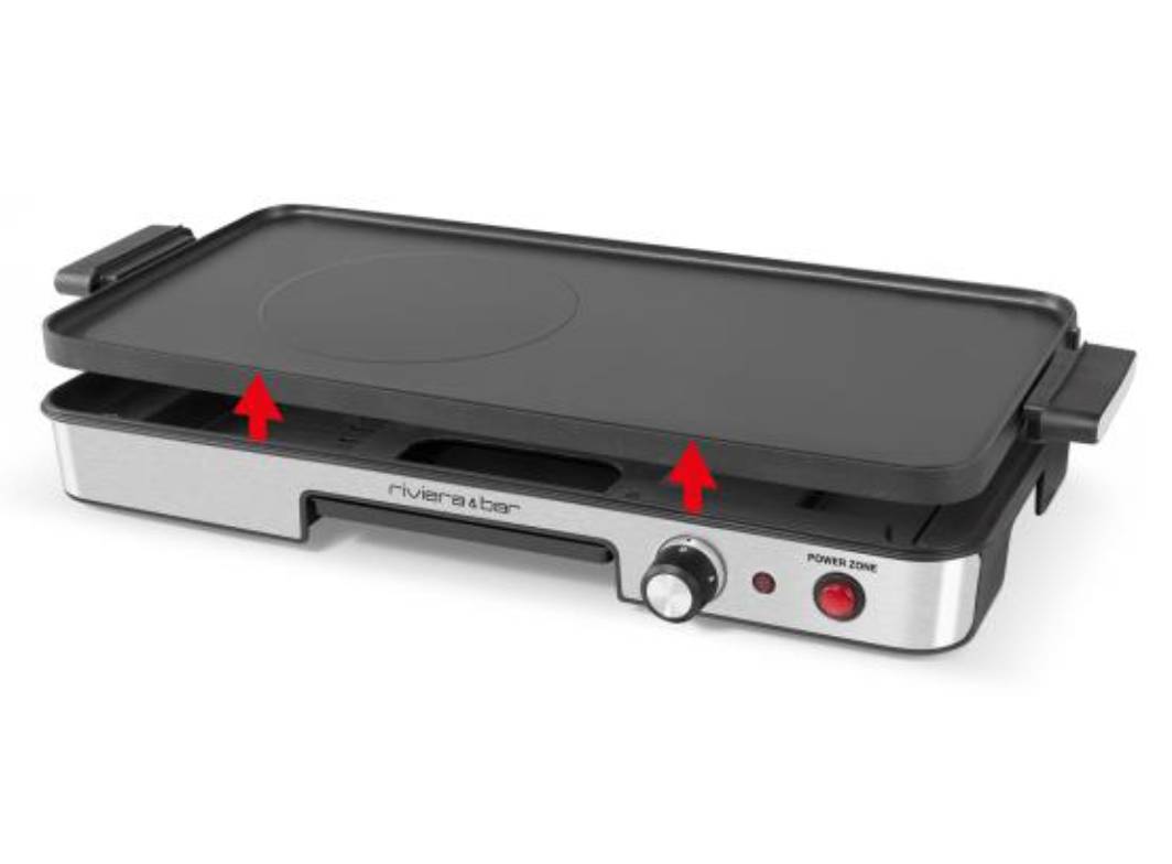 Plancha électrique 1900w 50x22cm QPL345 Riviera & Bar - Imagen 4