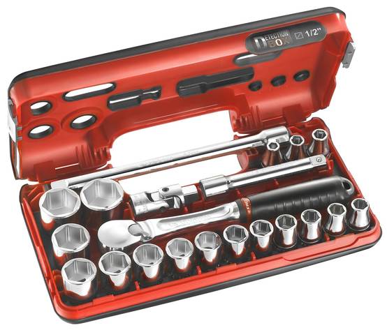 Coffret douilles 1/2'' 6 pans métriques DBOX - FACOM - SL.DBOX1PB - Image 1