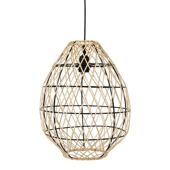 Ostaria - Suspension bambou Keji naturel et noir Ostaria - Image 1