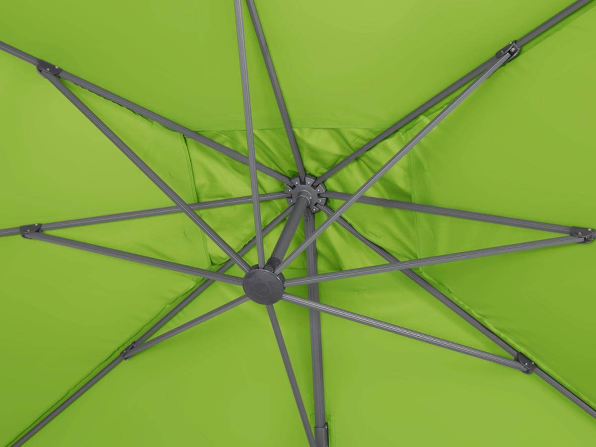 Parasol Jardin Déporté Alu "sun 4" 3 X 4 M - Vert -habitat Et Jardin - Imagen 4