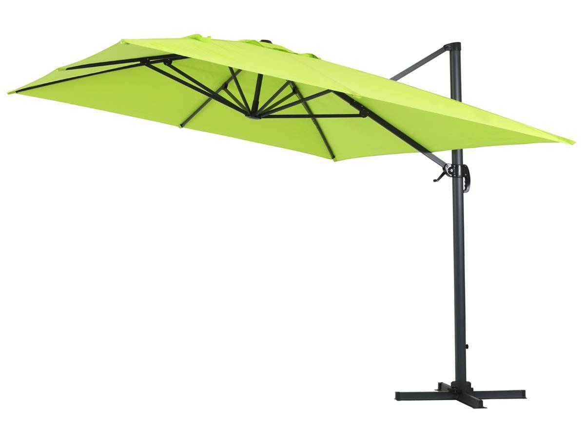 Parasol Jardin Déporté Alu "sun 4" 3 X 4 M - Vert -habitat Et Jardin - Imagen 2