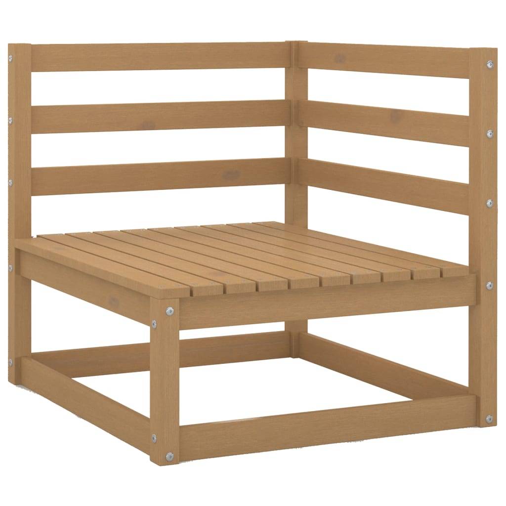 Helloshop26 - Salon de jardin meuble d'extérieur ensemble de mobilier 8 pièces avec coussins bois de pin massif - Imagen 3