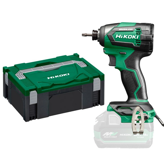 Visseuse à choc 175 Nm 18V Brushless sans batterie, ni chargeur en coffret HitCase II - HIKOKI - WH18DEW2Z - Image 1