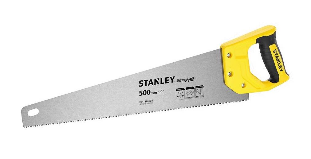stanley - Scie égoïne à bois universelle SHARPCUT™ 500mm - STANLEY - STHT20367-1 - Imagen 1