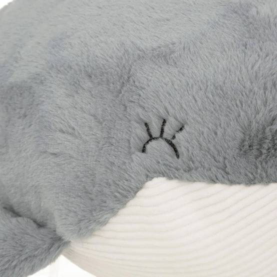 Peluche Enfant Baleine "Seav" 64cm Bleu Gris - Image 2